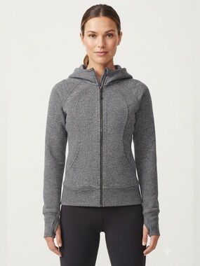 Lululemon Scuba Hoodie III Heathered Speckled Black